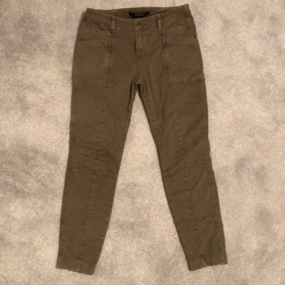 J brand pants in greenish brown color